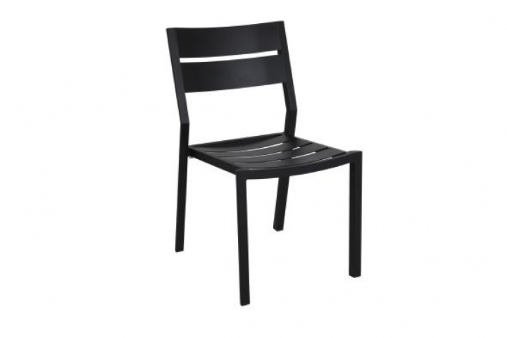 Delia spisestol - sort i gruppen Udendørs møbler / Materiale / Aluminiummøbler hos Sommarboden i Höllviken AB (2681-80)