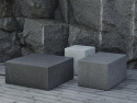 Zten sofabord 80x50 H40 cm - Grå sten Look