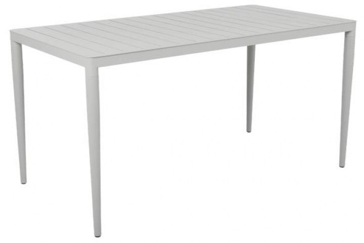Bigby spisebord 144x76 H73 cm - lysegrå i gruppen Udendørs møbler / Bord / Spisebord hos Sommarboden i Höllviken AB (2757-71)