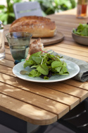 Parc havebord 197,5x88 H74 - antracit/teak