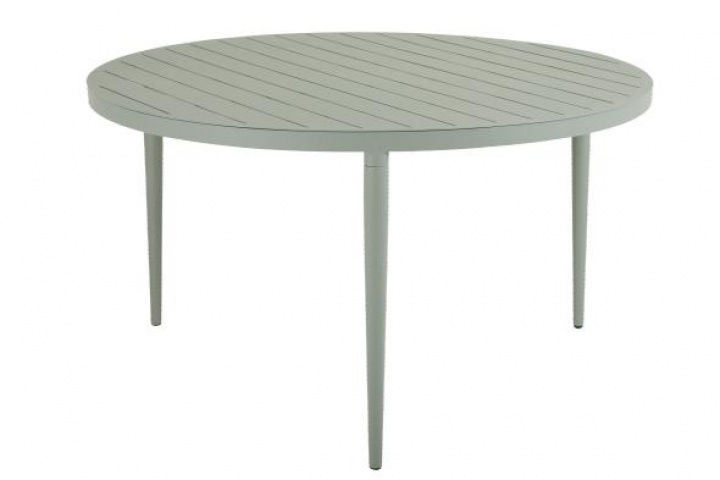 Bigby spisebord ø 130 H73 cm - Dusty Green i gruppen Udendørs møbler / Bord / Spisebord hos Sommarboden i Höllviken AB (2866-32)
