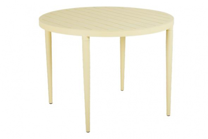 Bigby spisebord Ø 100 H73 cm - citron i gruppen Udendørs møbler / Bord / Spisebord hos Sommarboden i Höllviken AB (2867-92)