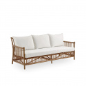 Caroline 3 sæder sofa-hud-on naturlig/hvid dyna