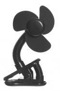 Barnevognsventilator - sort