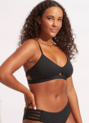 Hybrid bralette bikinitopp - black