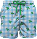 Comfort Light badeshorts - Vichy Turtle