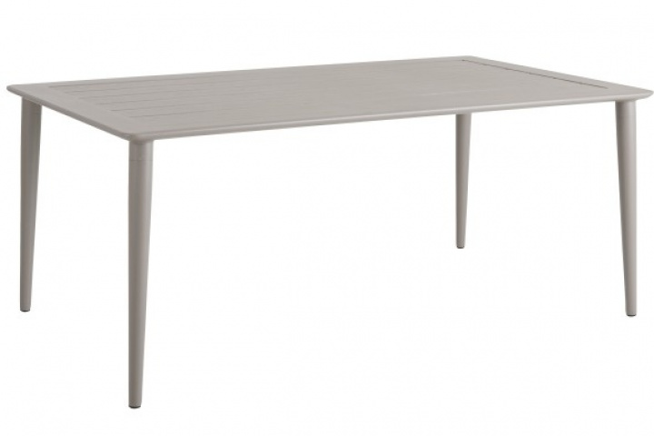Nimes spisebord 200x98 H73 cm - Khaki i gruppen Udendørs møbler / Materiale / Aluminiummøbler / Spisebord - Aluminiummøbler hos Sommarboden i Höllviken AB (3100-21)