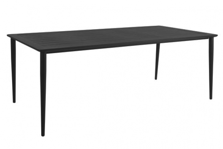Nimes spisebord 200x98 H73 cm - sort i gruppen Udendørs møbler / Materiale / Aluminiummøbler / Spisebord - Aluminiummøbler hos Sommarboden i Höllviken AB (3100-80)