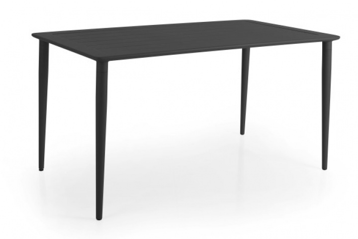 Nimes spisebord 140x78 H73 cm - Anthracite i gruppen Udendørs møbler / Materiale / Aluminiummøbler / Spisebord - Aluminiummøbler hos Sommarboden i Höllviken AB (3106-73)