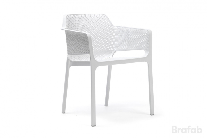 Nettestolstol - Hvid i gruppen Udendørs møbler / Materiale / Plastmøbler / Stole - Plastmøbler hos Sommarboden i Höllviken AB (326WH)