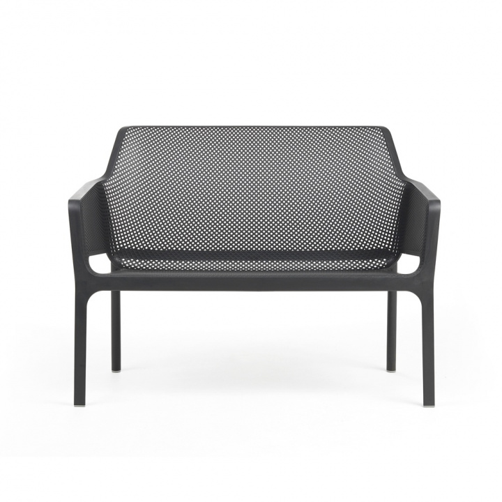 Netto 2 -sæde sofa - antracit i gruppen Udendørs møbler / Materiale / Plastmøbler / Andet - Plastmøbler hos Sommarboden i Höllviken AB (338AN)