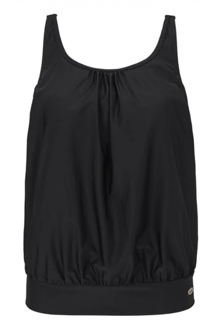 Cate Tankini -linne - sort i gruppen Badetøj / Bikini & badedragter hos Sommarboden i Höllviken AB (33901-000)