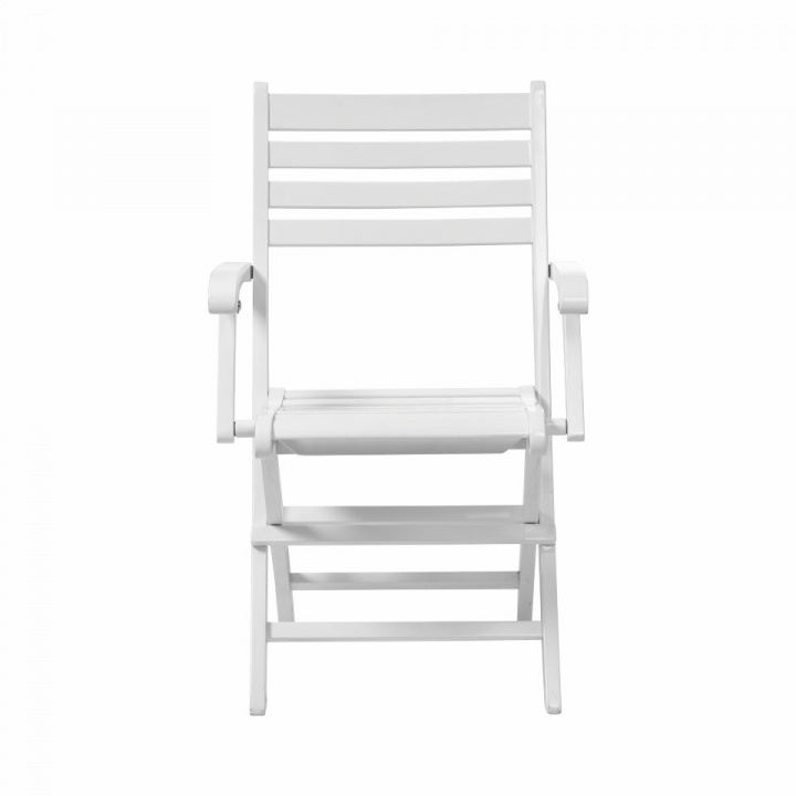 York sammenfoldelig lænestol - hvid i gruppen Udendørs møbler / Altanmøbler / Cafémøbler hos Sommarboden i Höllviken AB (3531010-CI)