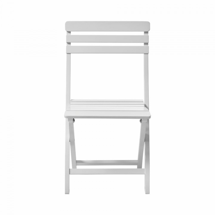 Clarish vikbar stol - vit i gruppen Udendørs møbler / Stole & Havestole / Stole uden armlæn hos Sommarboden i Höllviken AB (3540010-CI)