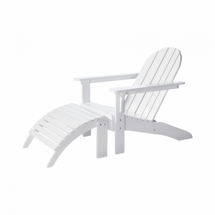 Adirondack däckstolspall - vit i gruppen Udendørs møbler / Slap af / Dækstole hos Sommarboden i Höllviken AB (3603010-CI)
