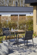 Mood Extreme armlænsstol med textilene – antracit/teak