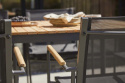 Mood Classic armlænsstol med textilene – antracit/teak.