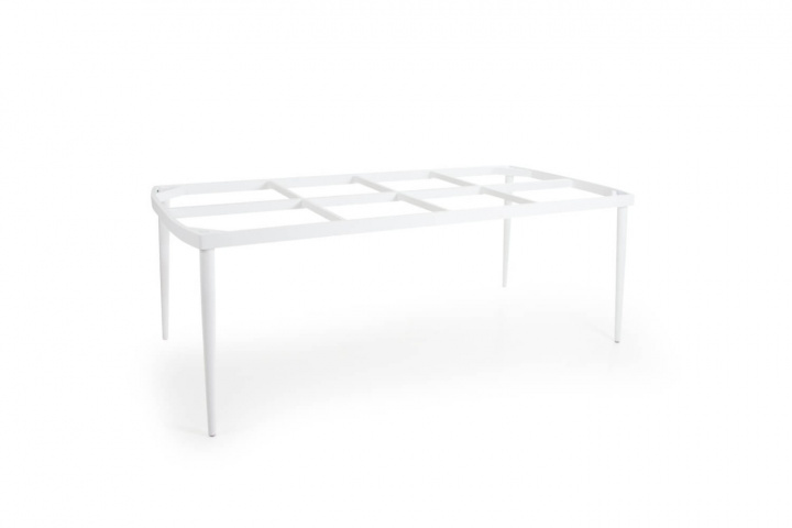 Callander Table Stand Spisning Tabel 208x100 - Hvid i gruppen Udendørs møbler / Materiale / Aluminiummøbler / Spisebord - Aluminiummøbler hos Sommarboden i Höllviken AB (3686-50)