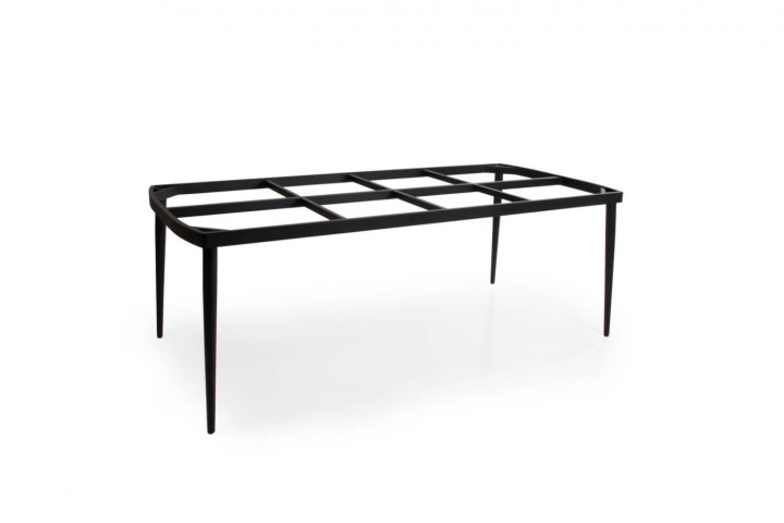 Callander Table Stand Spisning Tabel 208x100 - Sort i gruppen Udendørs møbler / Materiale / Aluminiummøbler / Spisebord - Aluminiummøbler hos Sommarboden i Höllviken AB (3686-80)