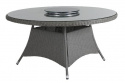 Hornbrook spisebord Ø 150 H73 cm - grå/glas
