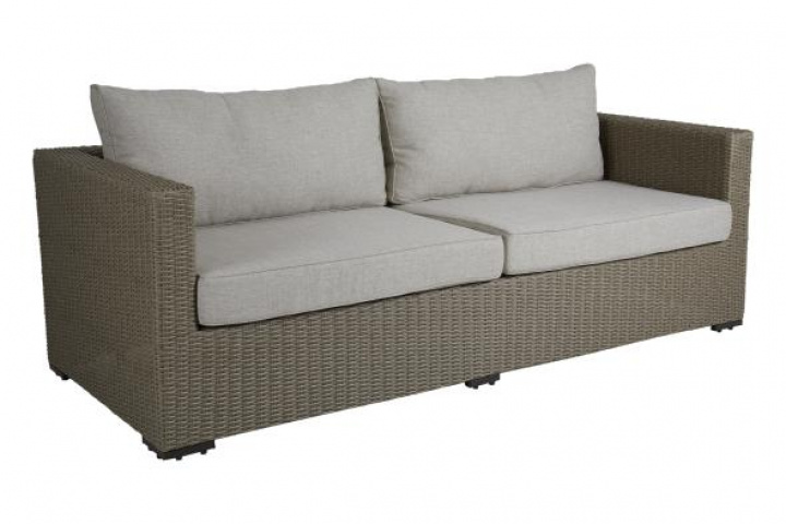Funkia 3 sæder sofa - beige/sanddyna i gruppen Udendørs møbler / Loungemøbler / Loungemoduler / 3-personers sofa - loungemoduler hos Sommarboden i Höllviken AB (3893-20-02)