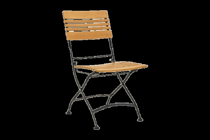 Brewer spisebordsstol - sort/teak i gruppen Udendørs møbler / Stole & Havestole / Stole uden armlæn hos Sommarboden i Höllviken AB (3985-8)