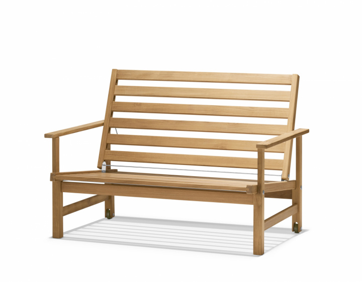 Sofa 2-personers - teak i gruppen Udendørs møbler / Loungemøbler / Loungemoduler / 2-sæders sofa - loungemoduler hos Sommarboden i Höllviken AB (4008-FF)