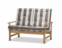 Sofa 2-personers - teak