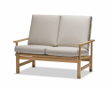 Sofa 2-personers - teak