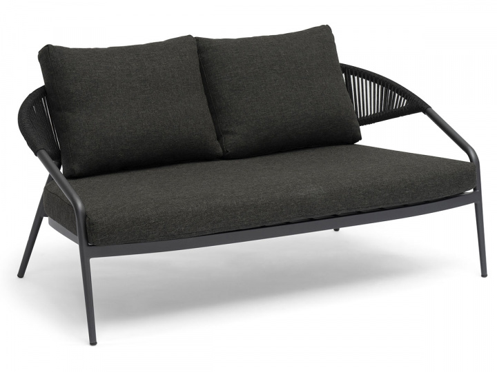 Ekeryd soffa - grå i gruppen Udendørs møbler / Loungemøbler / Loungemoduler / 2-sæders sofa - loungemoduler hos Sommarboden i Höllviken AB (4010906038)