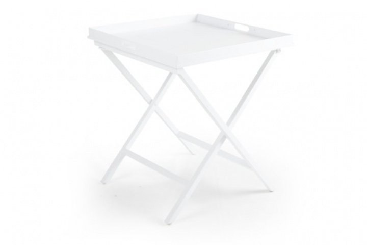Vero Tile Tabel 60x60 cm - Hvid i gruppen Udendørs møbler / Materiale / Aluminiummøbler hos Sommarboden i Höllviken AB (4016-05)