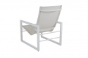 Vevi Lounge stol - Hvid/offwhite Textilene