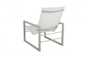 Vevi Lounge stol - Khaki/Offwhite Textilene