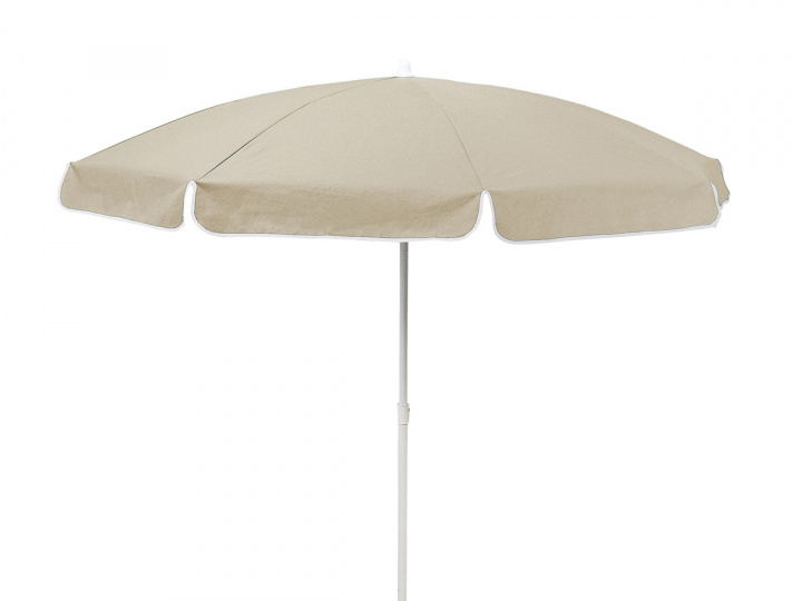 Strandparasol Ø 180 cm - beige i gruppen Udendørs møbler / Solbeskyttelse / Parasoller hos Sommarboden i Höllviken AB (4018001003)