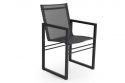 Vevi Frame Chair - Sort/mørkegrå tekstil