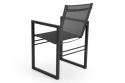 Vevi Frame Chair - Sort/mørkegrå tekstil