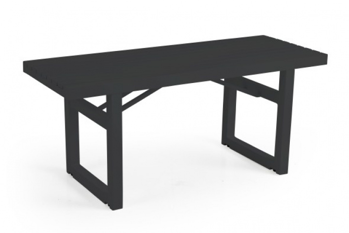 Vevi Bench 105x41 cm - Sort i gruppen Udendørs møbler / Materiale / Aluminiummøbler / Andet - Aluminiummøbler hos Sommarboden i Höllviken AB (4022-8)