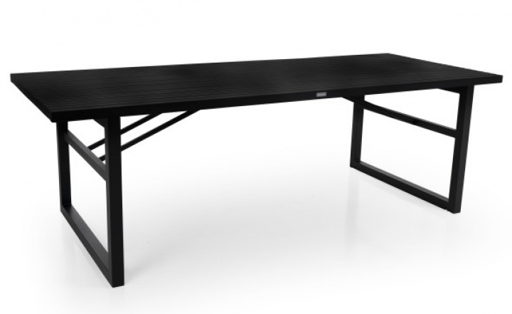 Vevi Spisebord 230x95 H72 cm - Sort i gruppen Udendørs møbler / Materiale / Aluminiummøbler / Bord - Aluminiummøbler hos Sommarboden i Höllviken AB (4026-8)
