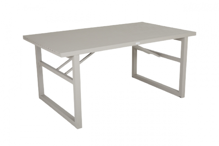 Vevi Spisebord 160x90 H73 cm - Khaki i gruppen Udendørs møbler / Materiale / Aluminiummøbler / Spisebord - Aluminiummøbler hos Sommarboden i Höllviken AB (4028-21)