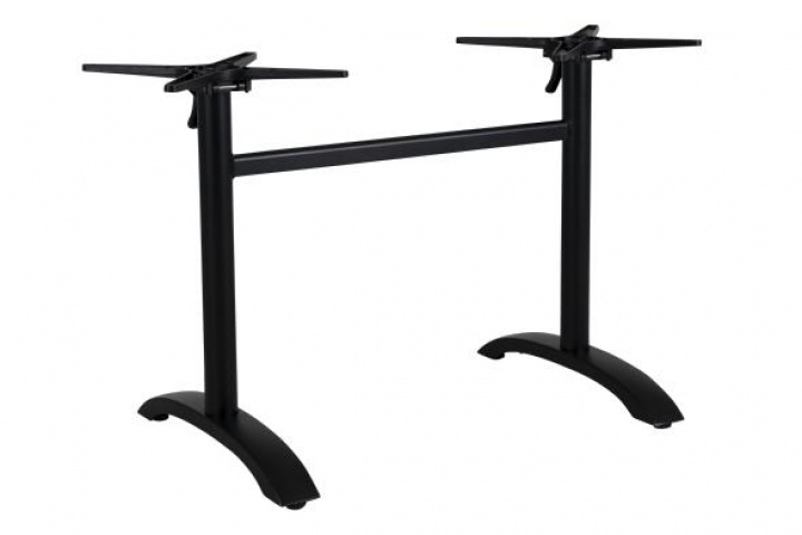 Avila Table Stand 87x65 H72 Foldbar - Sort Matt i gruppen Udendørs møbler / Materiale / Aluminiummøbler / Spisebord - Aluminiummøbler hos Sommarboden i Höllviken AB (4034-8)