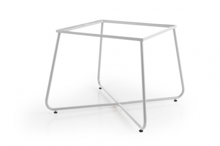 Taverny bordstand Ø 85 cm - Hvid i gruppen Udendørs møbler / Materiale / Aluminiummøbler / Sofabord & Sidebord - Aluminiummøbler hos Sommarboden i Höllviken AB (4046-05)