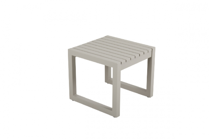 Vevi Side Tabel 40x40 cm - Khaki i gruppen Udendørs møbler / Materiale / Aluminiummøbler / Sofabord & Sidebord - Aluminiummøbler hos Sommarboden i Höllviken AB (4049-21)