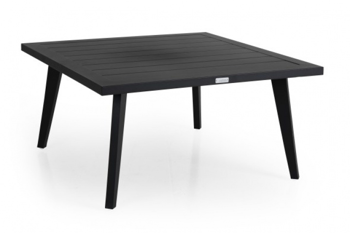 Villac sofabord 88x88 cm - sort i gruppen Udendørs møbler / Materiale / Aluminiummøbler / Sofabord & Sidebord - Aluminiummøbler hos Sommarboden i Höllviken AB (4086-8)
