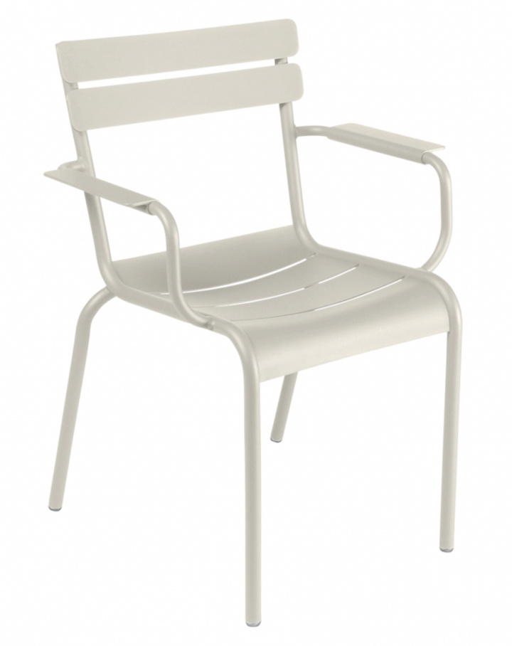 Luxembourg lænestol - lergrå i gruppen Udendørs møbler / Stole & Havestole / Stole med armlæn hos Sommarboden i Höllviken AB (4102A5)