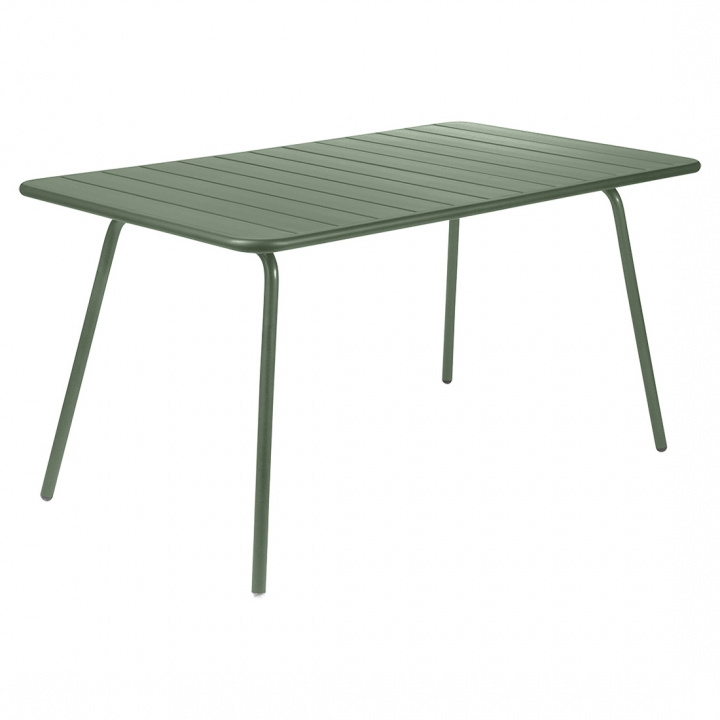 Luxembourg Tabel 143x80 cm - kaktus i gruppen Udendørs møbler / Materiale / Aluminiummøbler / Spisebord - Aluminiummøbler hos Sommarboden i Höllviken AB (413382)