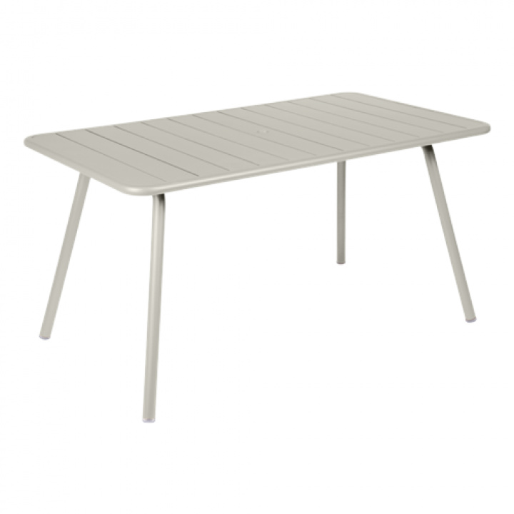 Luxembourg Tabel 143x80 cm - lergrå i gruppen Udendørs møbler / Bord / Spisebord hos Sommarboden i Höllviken AB (4133A5)