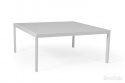 Leone sofabord 90x90x40 cm - Matte hvid