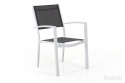 Leone Stack Chair - Matte hvid/grå