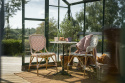 Holmenäs cafestol, 2-pak - natur/rosa