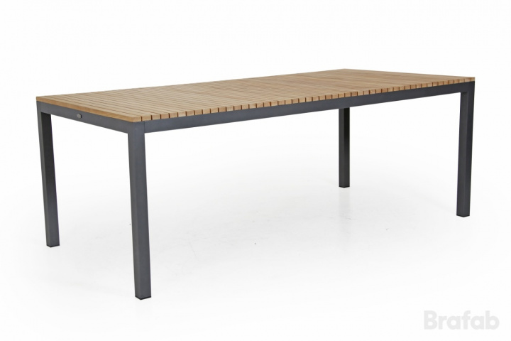Zalongo spisebord 200x100 cm - teak i gruppen Udendørs møbler / Materiale / Aluminiummøbler / Spisebord - Aluminiummøbler hos Sommarboden i Höllviken AB (4253-72)